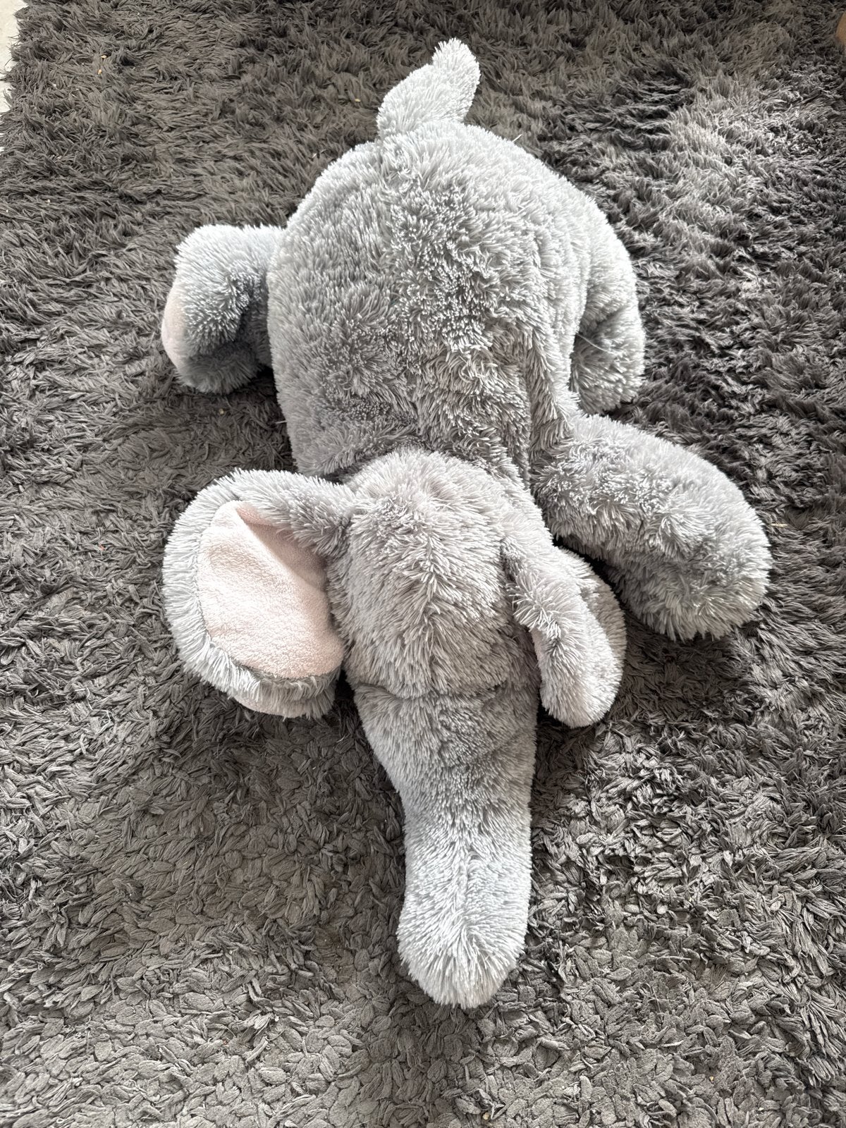 Grote zachte pluche olifant knuffel, Overige merken, Overige karakters, Grijs, Ophalen of Verzenden