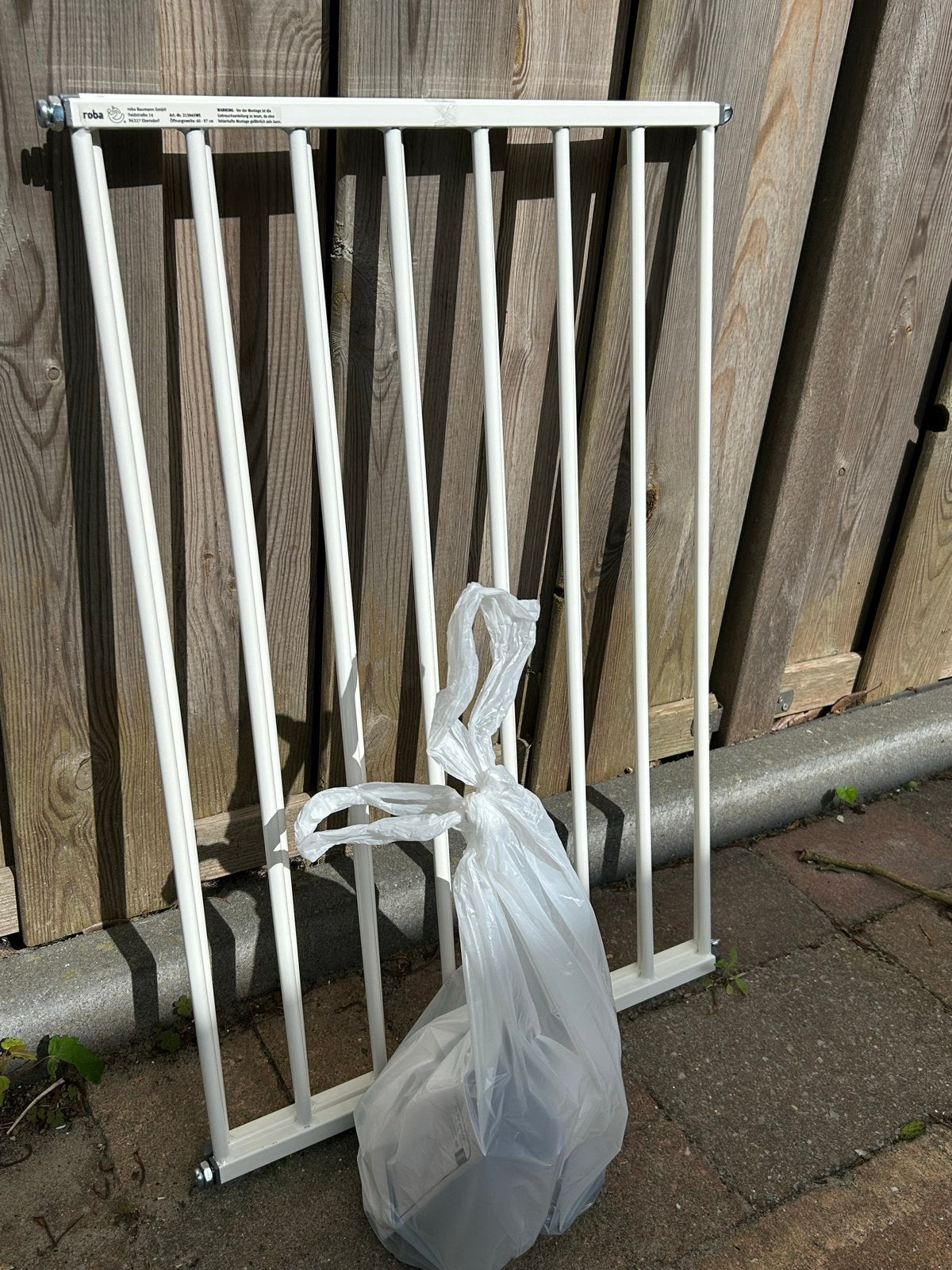 Trap hekje- (nieuw) alleen zonder doos, Kinderen en Baby's, Traphekjes, Ophalen of Verzenden, Zo goed als nieuw, Klemhekje, Metaal of IJzer