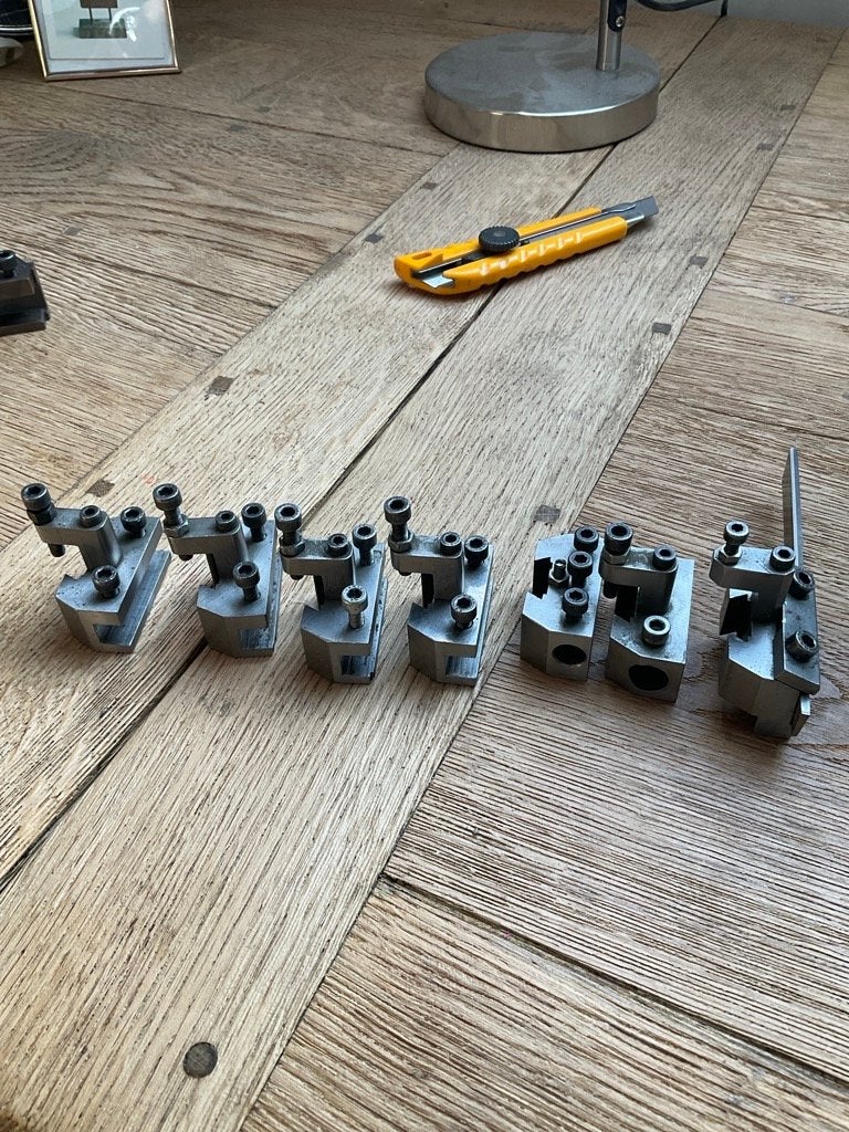 Snelwissel schuitjes voor Emco 5 draaibank, Ophalen of Verzenden, Gebruikt