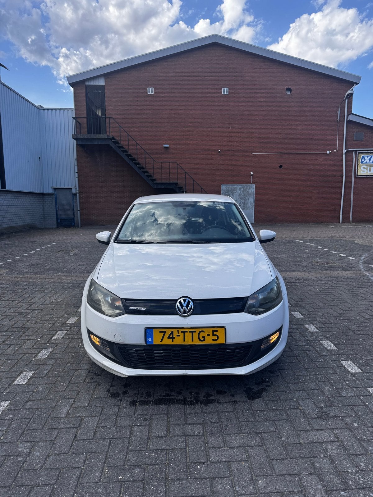 Volkswagen Polo 1.2 TDI 55KW BM 2012 Wit, Auto's, Voorwielaandrijving, Stof, 74 pk, 1199 cc