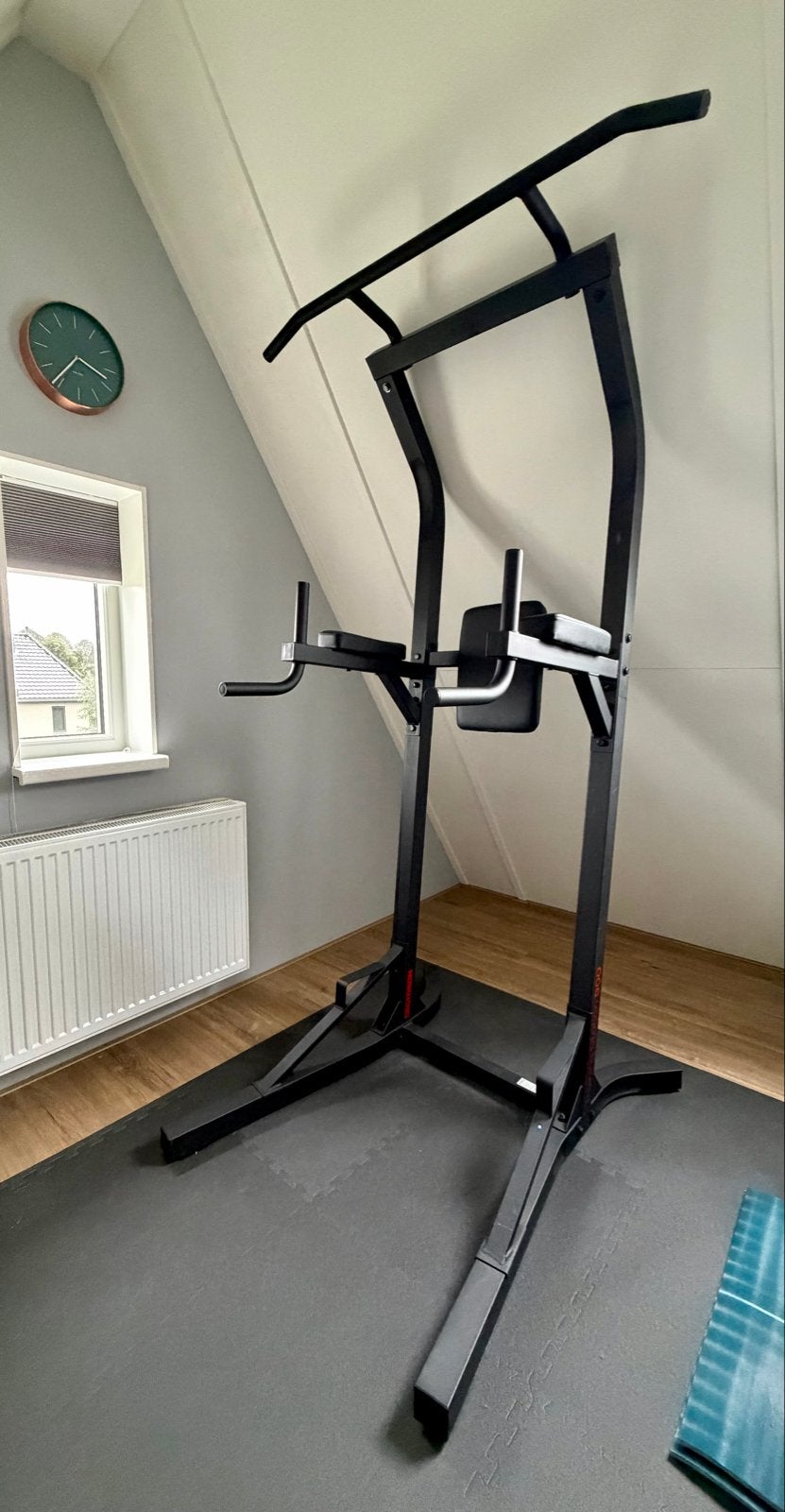 Domyos Training Station 900 - Krachtstation z.g.a.n., Sport en Fitness, Ophalen, Zo goed als nieuw, Armen, Oprekstang