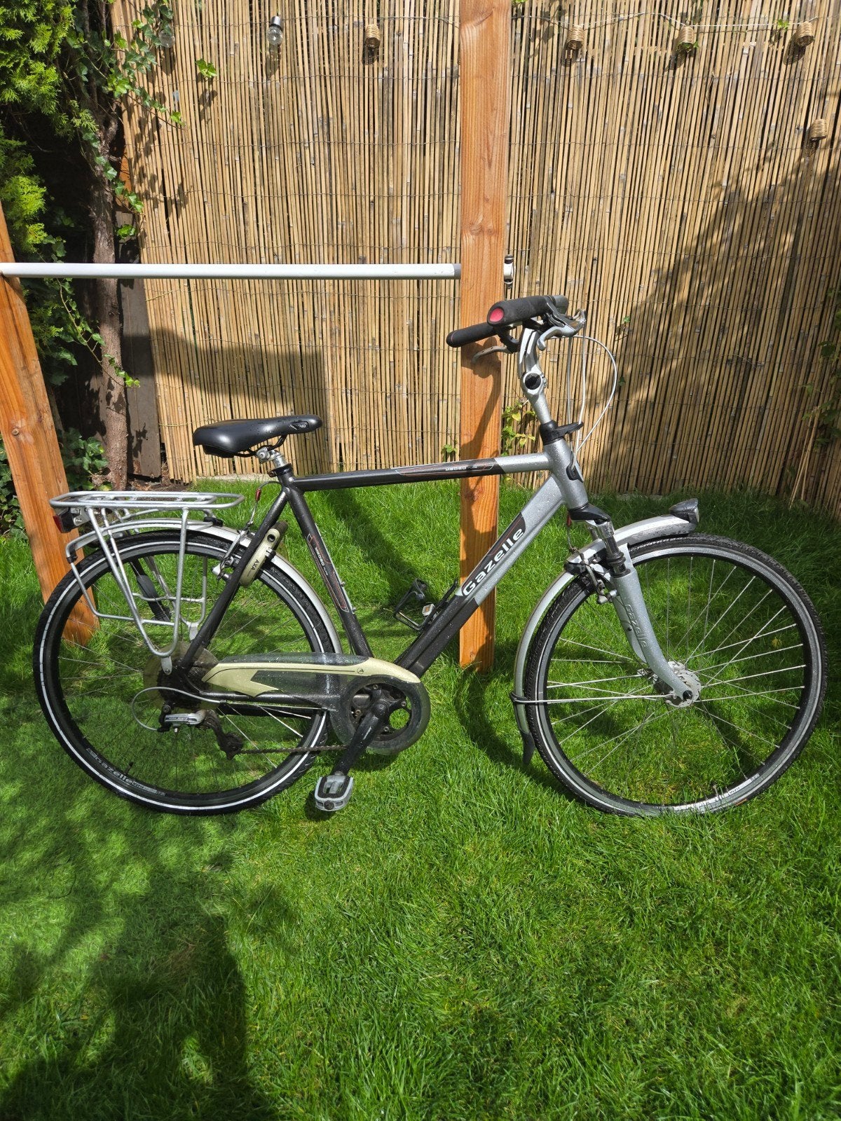 Gazelle Medeo Herenfiets, Fietsen en Brommers, Fietsen | Heren | Herenfietsen, Ophalen, Gebruikt, Velgrem, Versnellingen