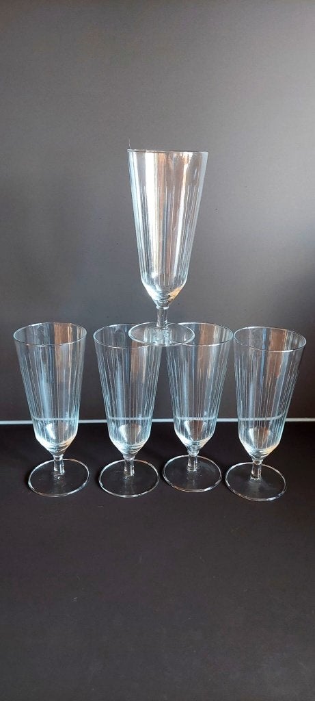 5 Vintage glazen kristal • Luminarc / Royal Leerdam, Ophalen of Verzenden