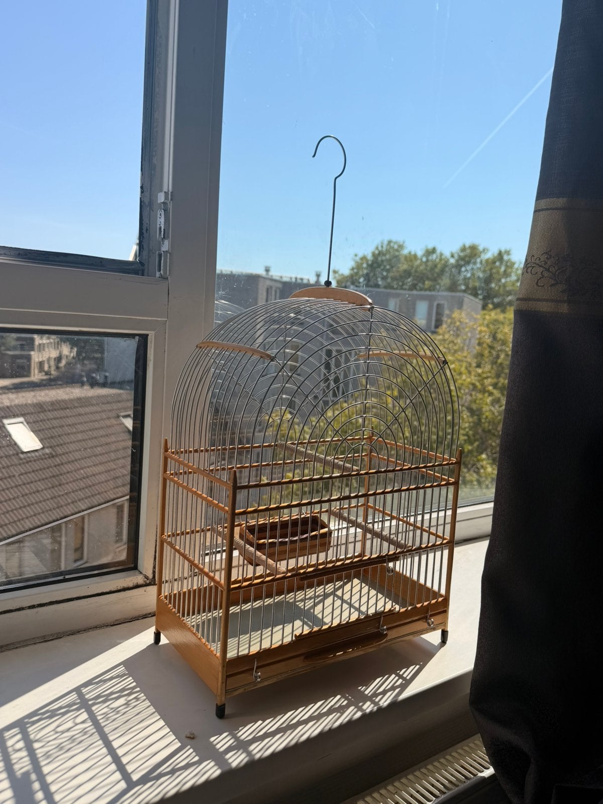 Vogelkooi, Dieren en Toebehoren, Vogels | Hokken en Kooien, Ophalen of Verzenden, Zo goed als nieuw, Metaal, Vogelkooi