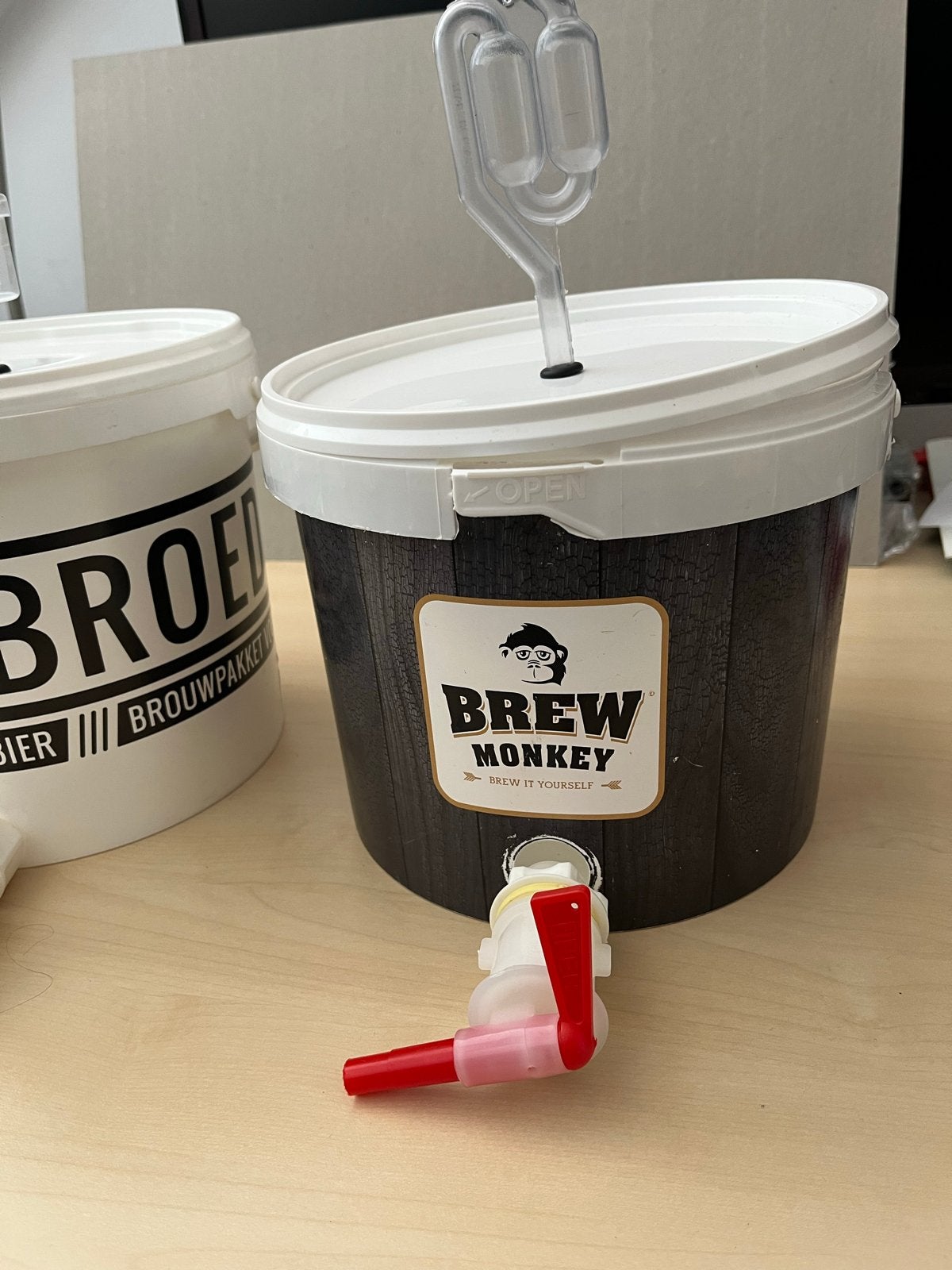 2x Vergistingsvaten voor bierbrouwen - 5L, Ophalen of Verzenden, Gebruikt