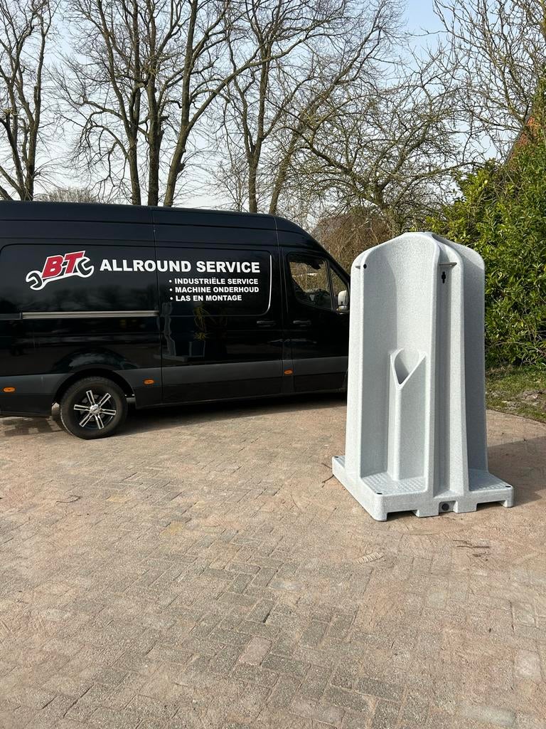 Te huur plaszuil / Plaskruis - 4 personen, Ophalen of Verzenden, Gebruikt, Toilet