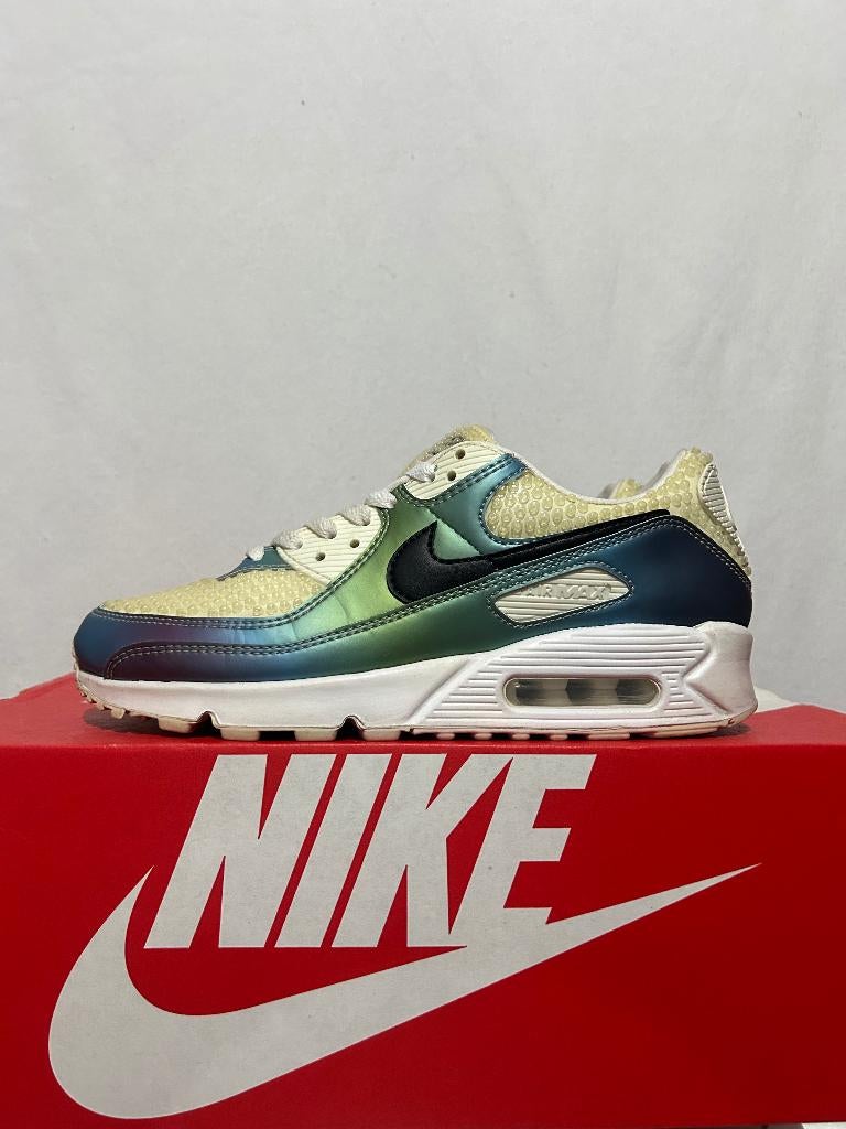 ALS NIEUW! Maat 41 - Nike Air Max 90 White Bubble Pack