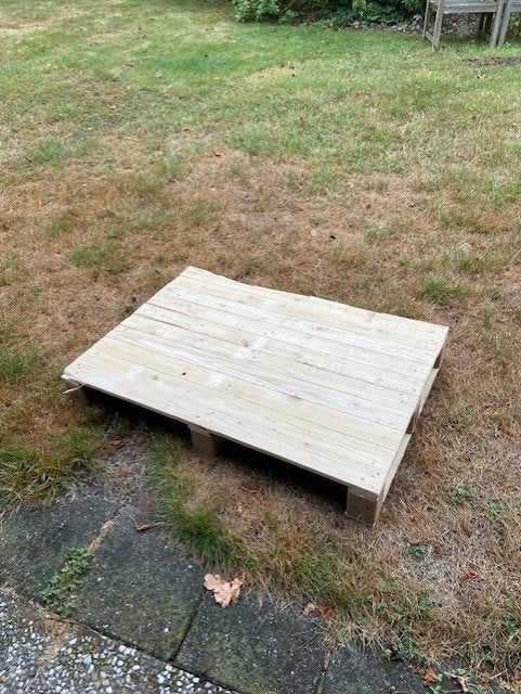 Pallet, Ophalen, Gebruikt, Minder dan 25 mm, Minder dan 200 cm