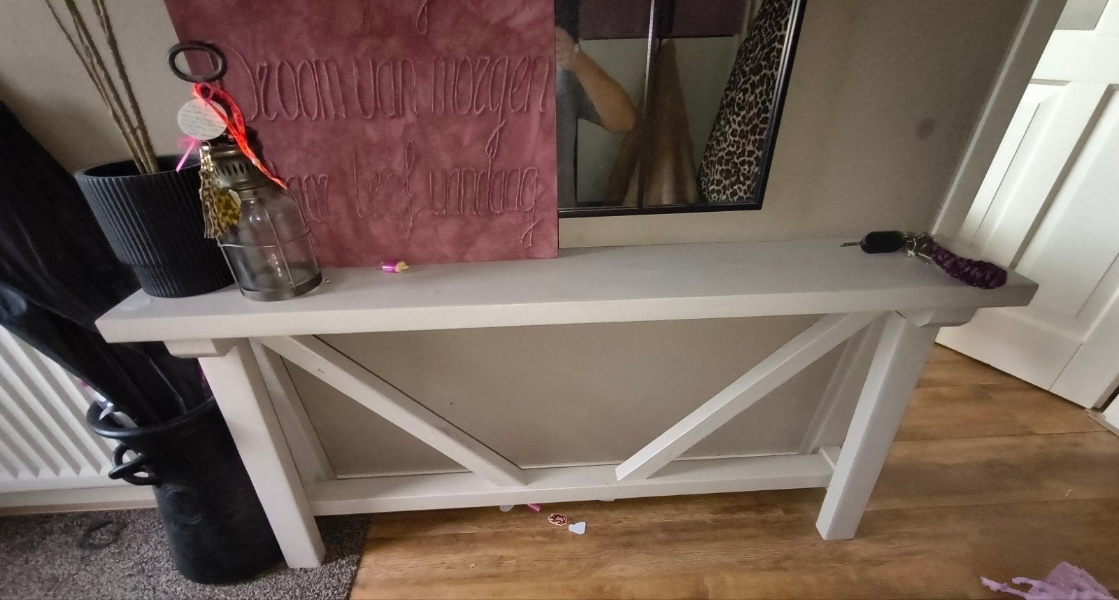 hal bank, Huis en Inrichting, Ophalen, 25 tot 50 cm, Rechthoekig