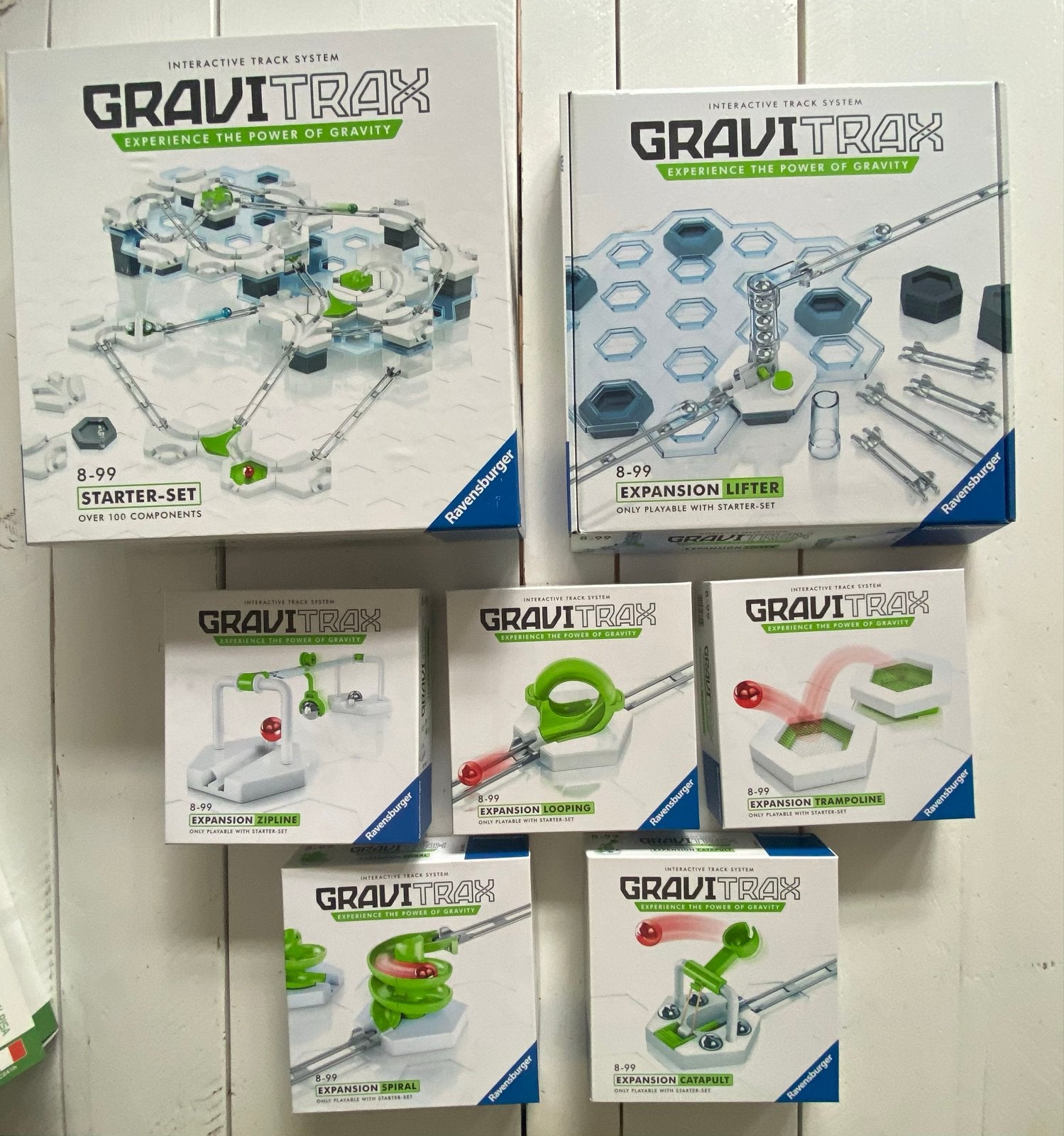 GraviTrax Starter Set + 6 Uitbreidingen, Ophalen of Verzenden, Zo goed als nieuw, Bouwen
