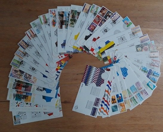 Nederland FDC jaar 2002 NVPH 448-475 onbeschreven, Verzenden, Onbeschreven, Nederland