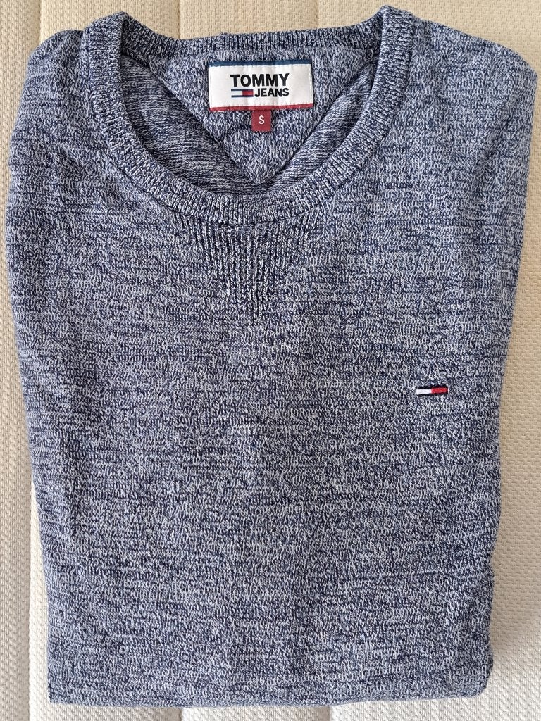 Tommy Hilfiger Jongenstrui - Grijs Gemêleerd, Kleding | Heren, Truien en Vesten, Ophalen of Verzenden, Grijs, Tommy Jeans, Gedragen
