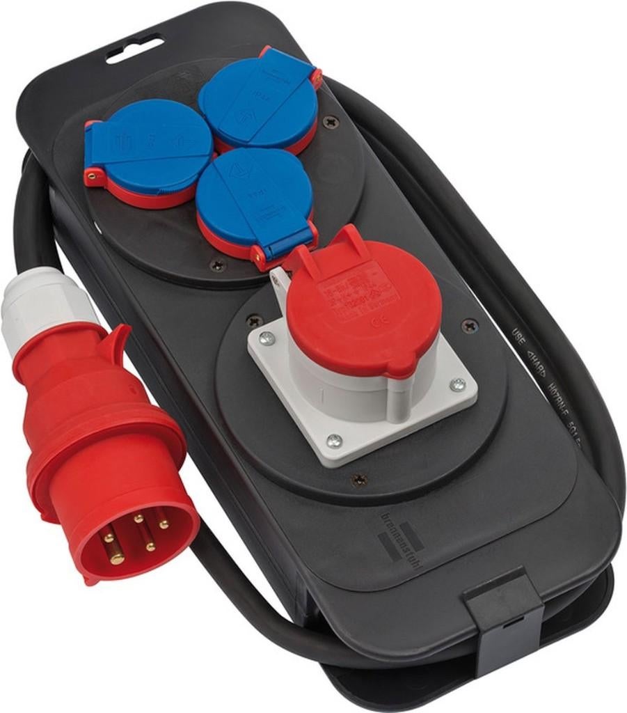 Brennenstuhl stroomverdeler 16A (2m H07RN-F 5G2,5 kabel, Nieuw, Ophalen of Verzenden, Www.loods56.nl, X