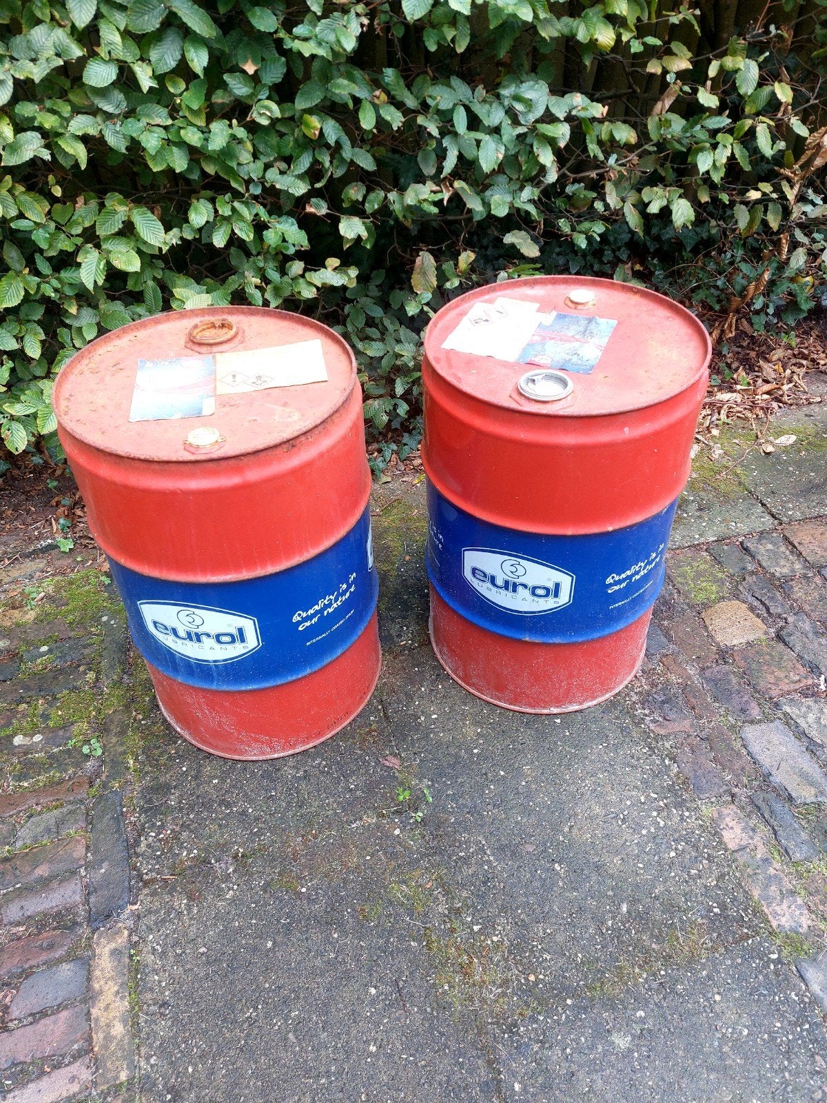oliedrum/vuurton, Ophalen, Gebruikt, Vuurton