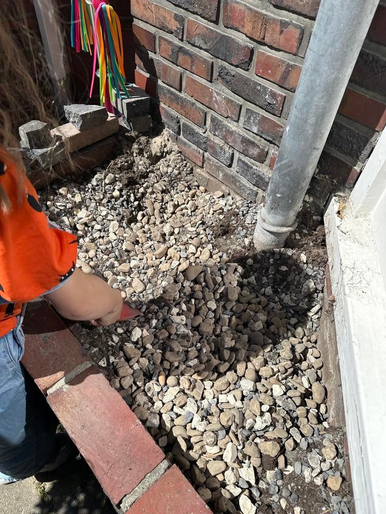 Stenen gratis af te halen, Tuin en Terras, Grind, Keien en Split, Ophalen, Gebruikt, Grind