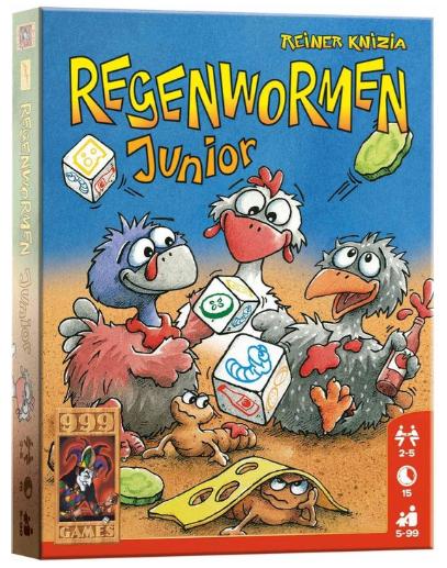 Regenwormen Junior - Dobbelspel, Ophalen of Verzenden, Nieuw, 999 games