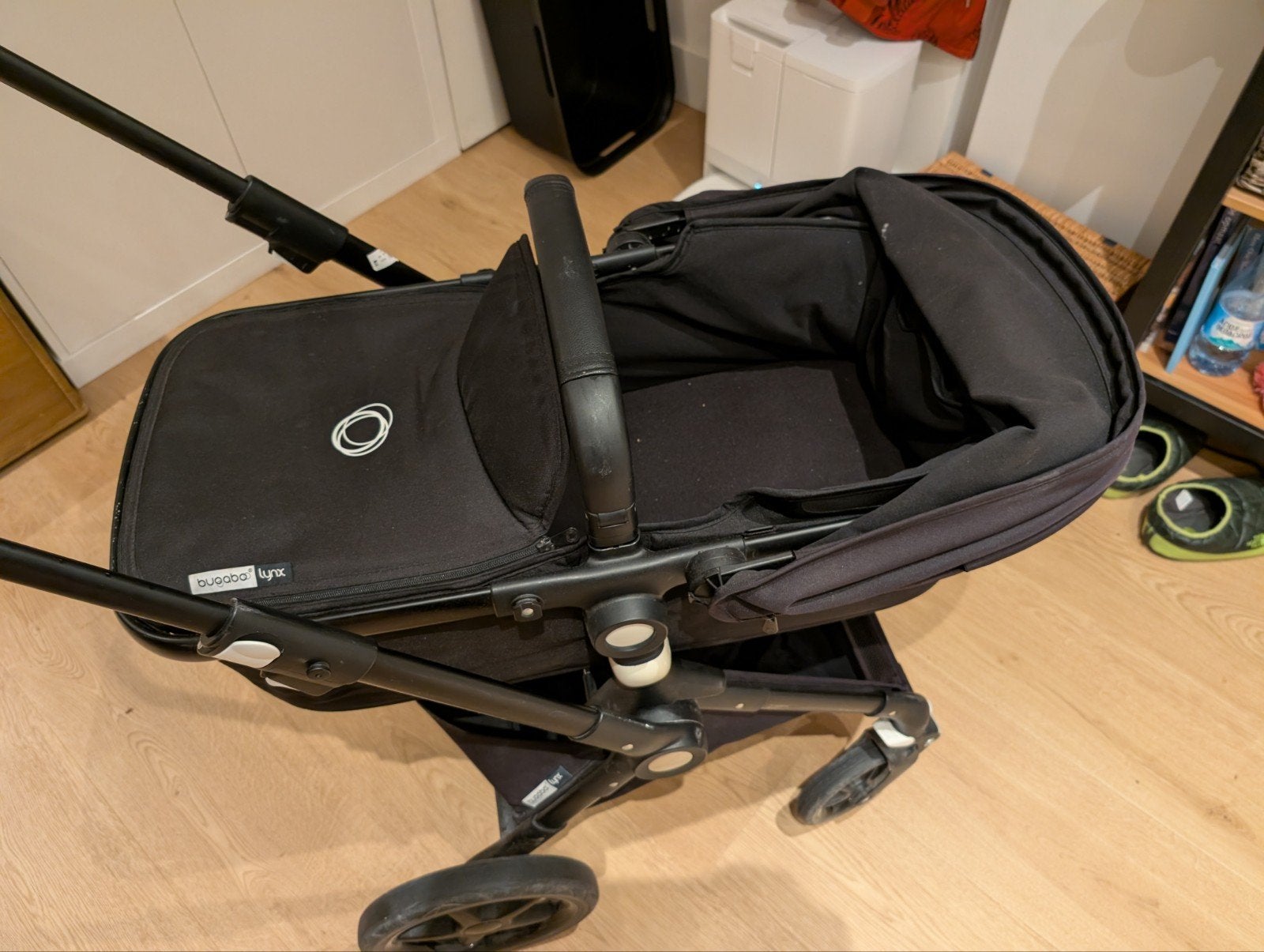 Bugaboo Lynx (Zwart) voor onderdelen/reparatie + accessoires, Kinderwagen, Gebruikt, Bugaboo, Ophalen of Verzenden