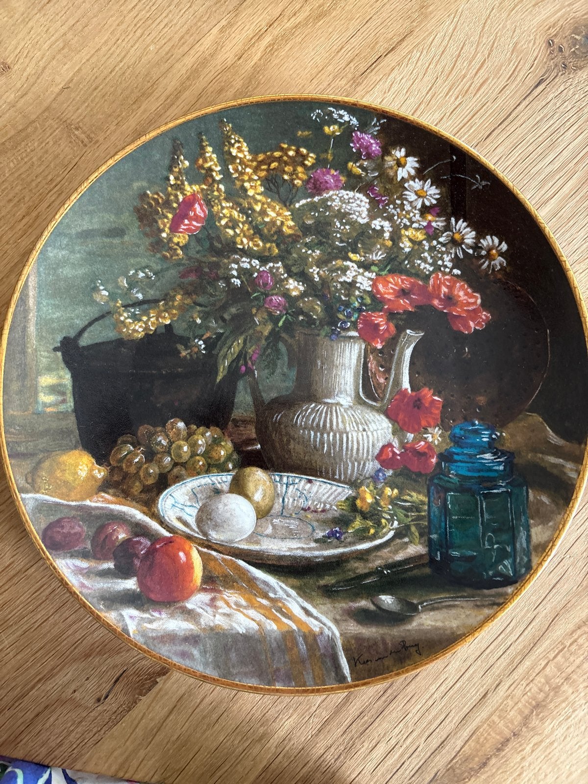 Wandbord Kees van den Berg - Stille Momenten, Antiek en Kunst, Ophalen