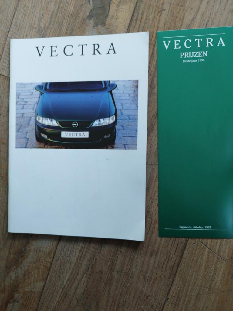 Opel Vectra brochure en prijslijst 1995, Opel, Zo goed als nieuw, Opel, Ophalen of Verzenden