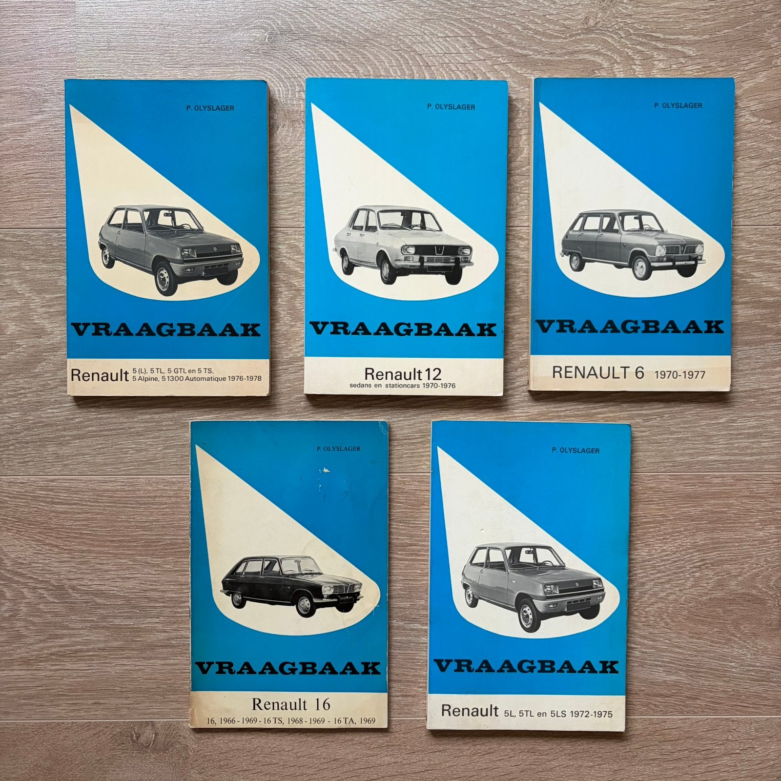Vraagbaak Renault - diverse modellen Olving Olyslager, Ophalen of Verzenden