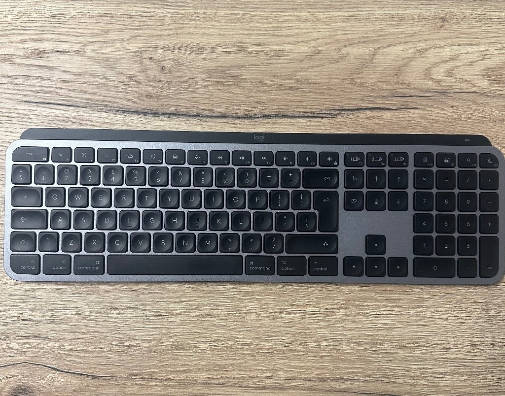 Logitech MX Keys S for Mac – Space Grey, Ophalen, Logitech G, Zo goed als nieuw, Draadloos