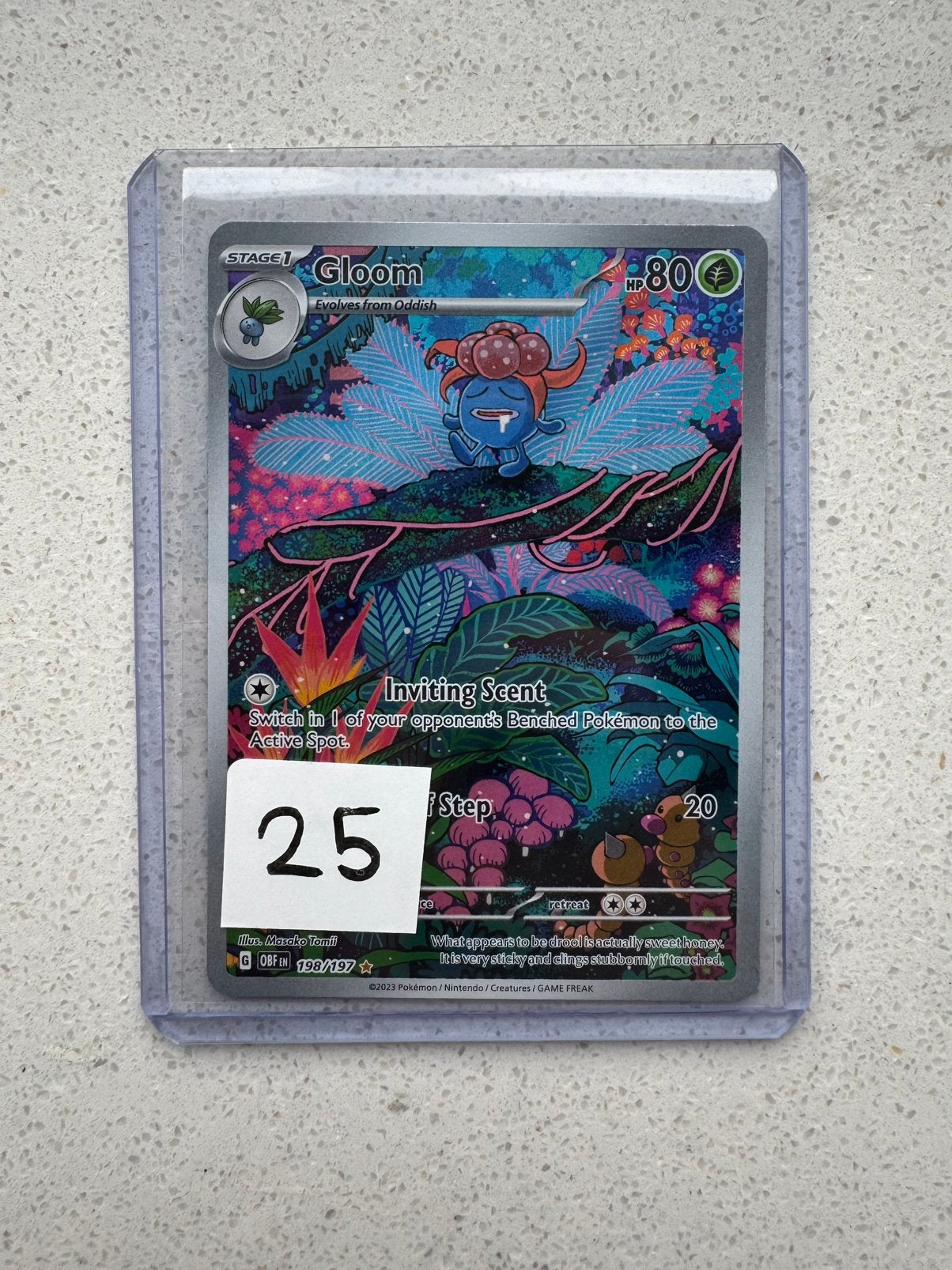 Gloom 198 Obsidian Flames (Pokemon), Ophalen of Verzenden, Zo goed als nieuw