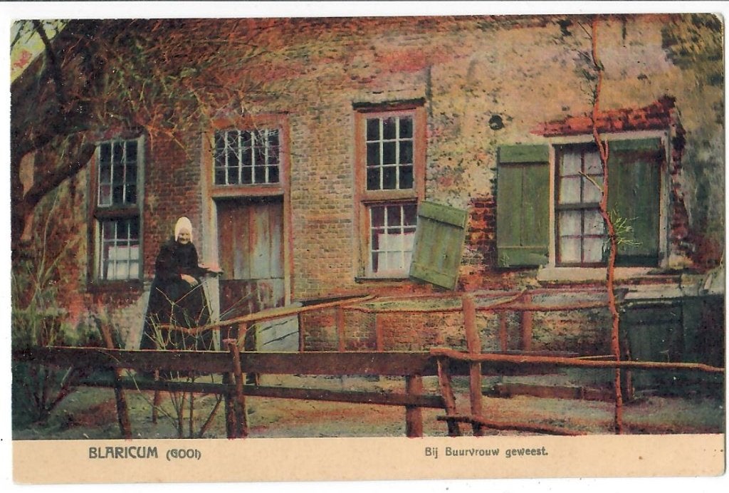 Blaricum - Bij de Buurvrouw geweest, Verzenden, Voor 1920, Ongelopen, Noord-Holland