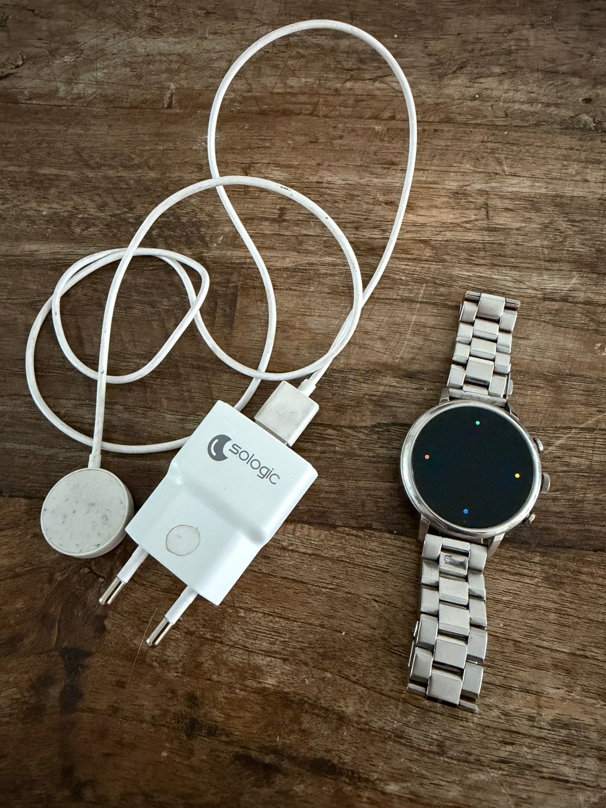 Fossil smart watch Q venture HR, Ophalen, Zo goed als nieuw, GPS, Android