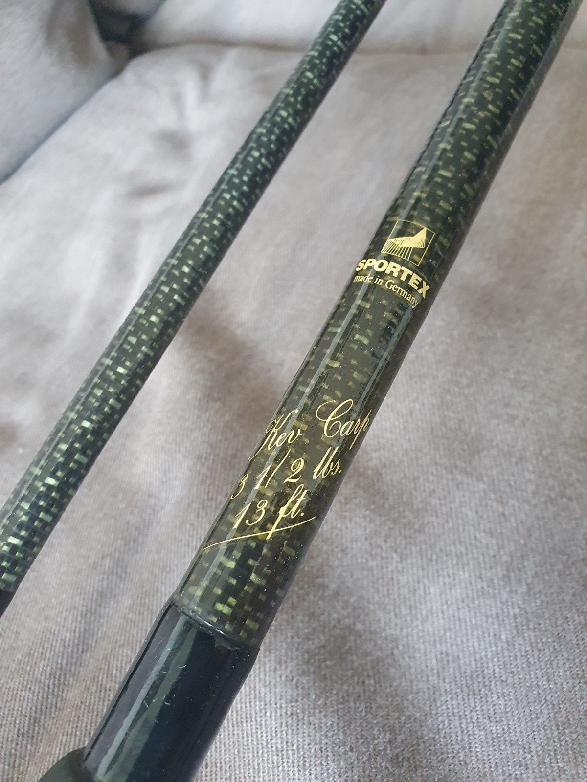 Sportex kev carp kevlar zeer zware penhengel 13ft 3,5lb., Ophalen, Zo goed als nieuw, Werphengel