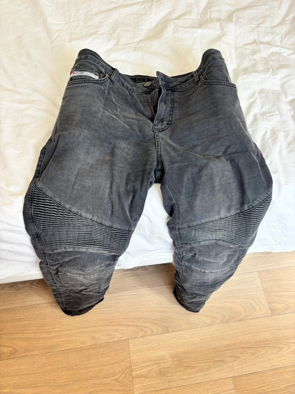 Motorspijkerbroek kevlar maat 42 van het merk John Doe, Ophalen of Verzenden, Nieuw zonder kaartje, Dames, Broek | textiel
