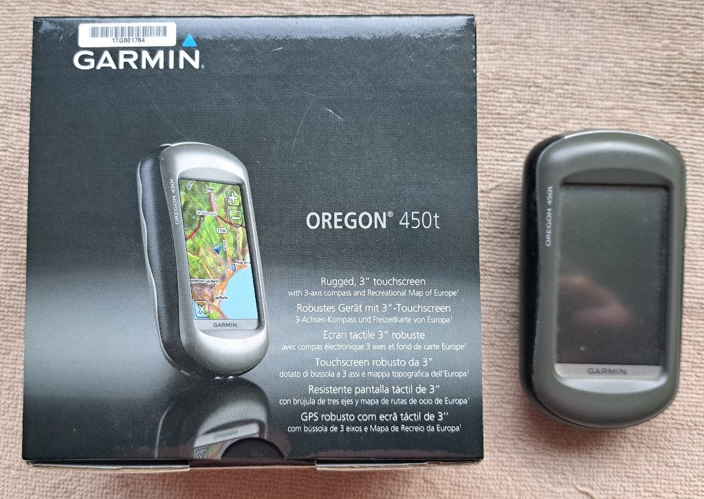 Garmin Oregon 450t Portable GPS-Navigator, Verzenden, Zo goed als nieuw, Navigatie of Gps
