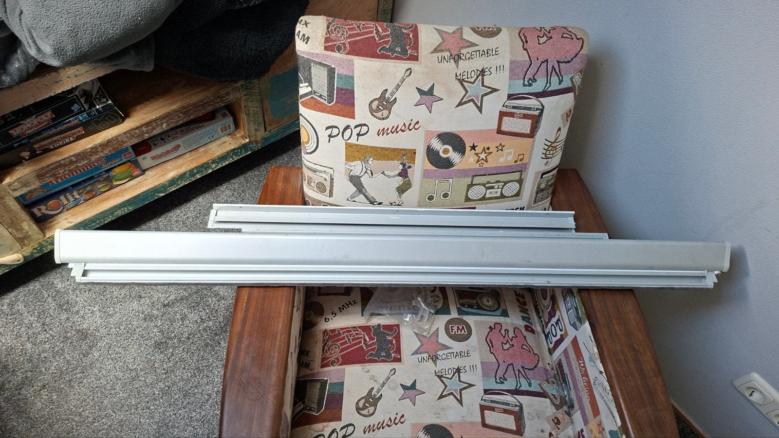 Verduisterend rolgordijn - 118 cm breed, Gebruikt, Overige merken, Verduisterend, Ophalen of Verzenden