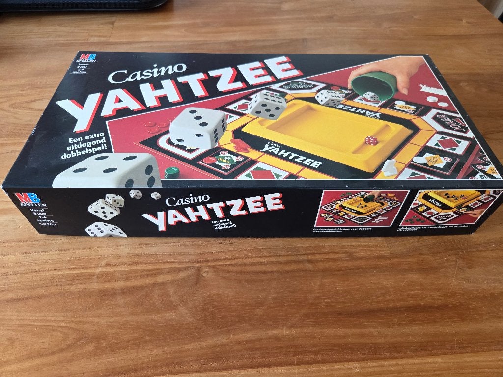 Casino Yahtzee van MB spellen, Ophalen of Verzenden, Zo goed als nieuw, MB Spellen