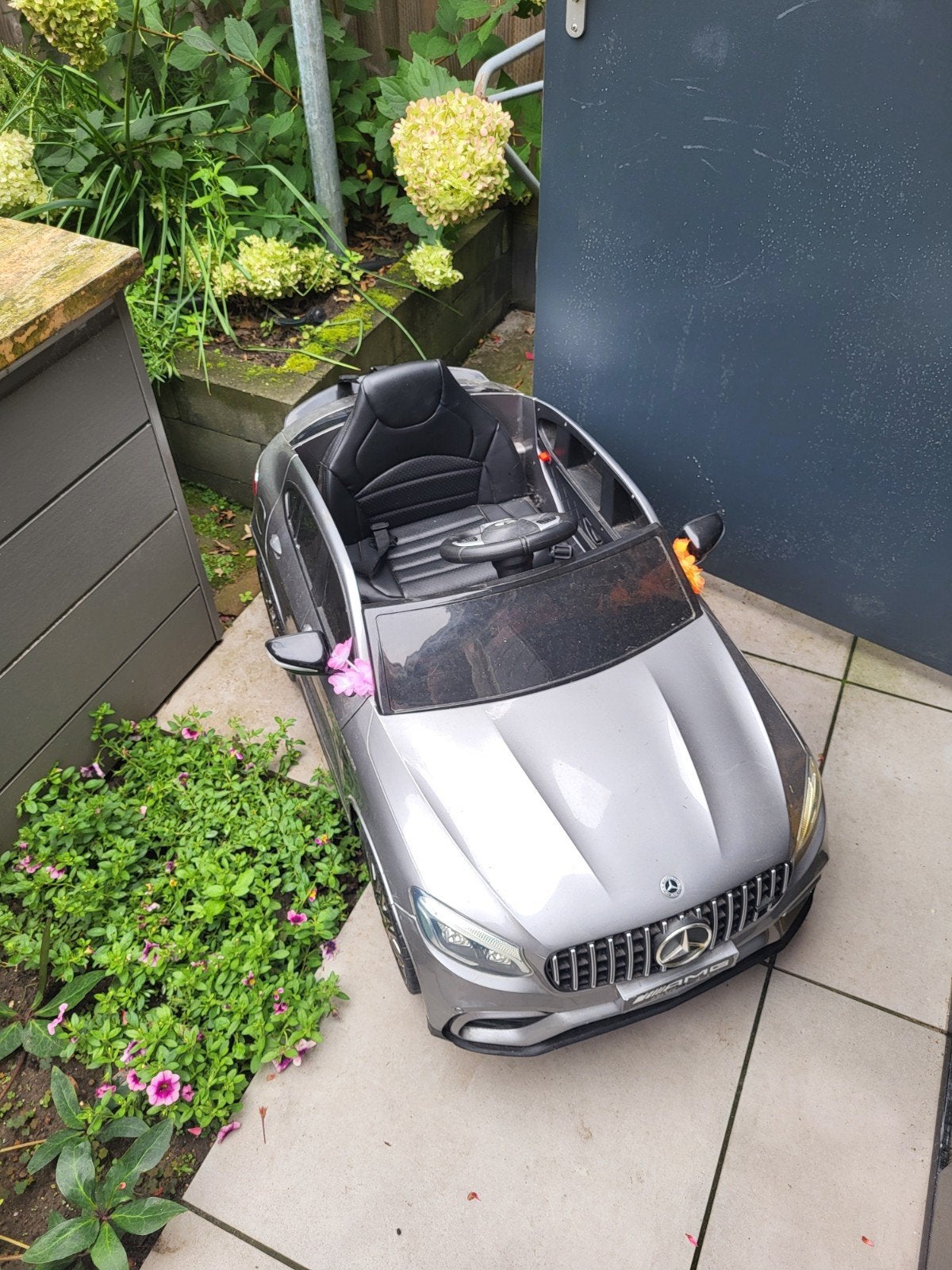 Elektrische kinderauto Mercedes-Benz AMG GLC Coupé, Ophalen, Gebruikt, Loopvoertuig