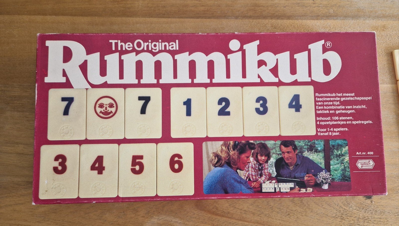 Rummikub The Original Groot, Een of twee spelers, Ophalen of Verzenden, Gebruikt, Goliath