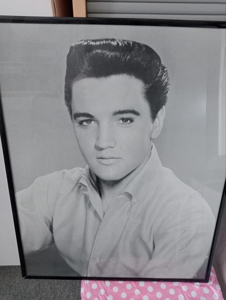 Poster Elvis Presley, Verzamelen, Muziek, Artiesten en Beroemdheden, Ophalen, Zo goed als nieuw, Poster, Artwork of Schilderij