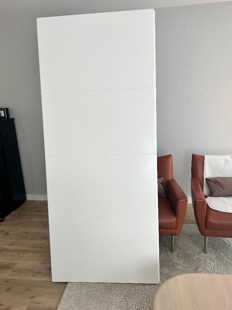 Binnendeur Groove -Zuiver wit-Gelakt-Opdek-Rechts-88x211,5, Doe-het-zelf en Verbouw, Deuren en Horren, Ophalen, 80 tot 100 cm