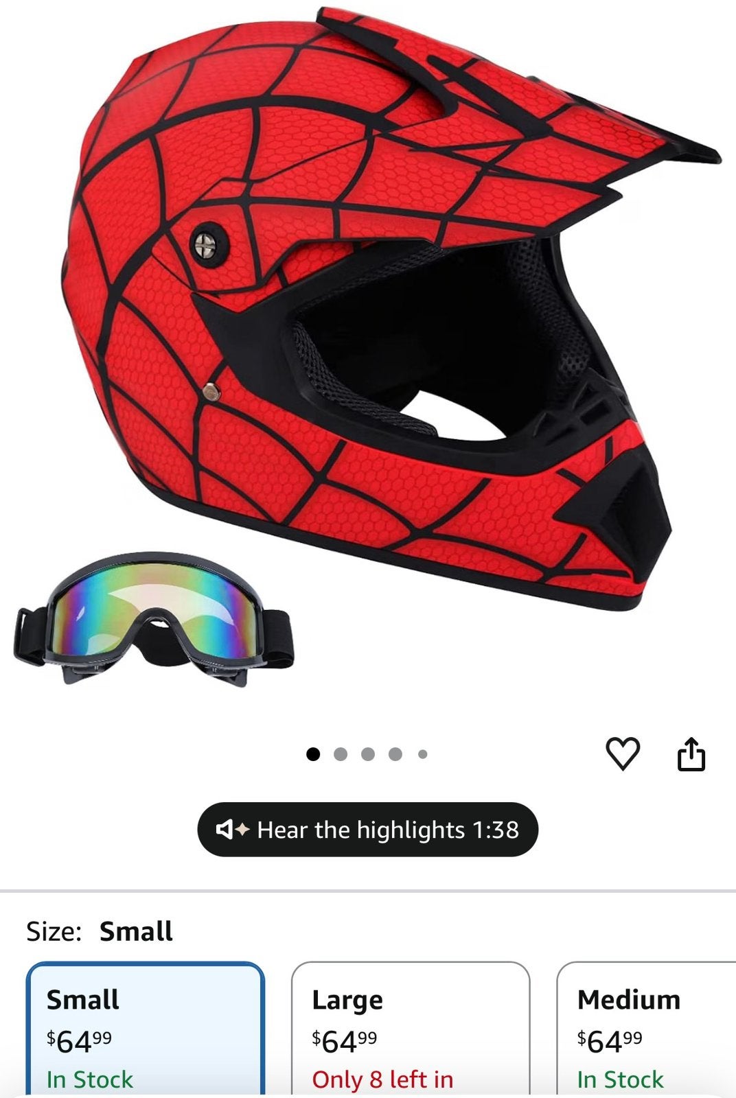 Dirt Bike Helmets Motocross Helmet Offroad Helmets, Ophalen of Verzenden, Zo goed als nieuw
