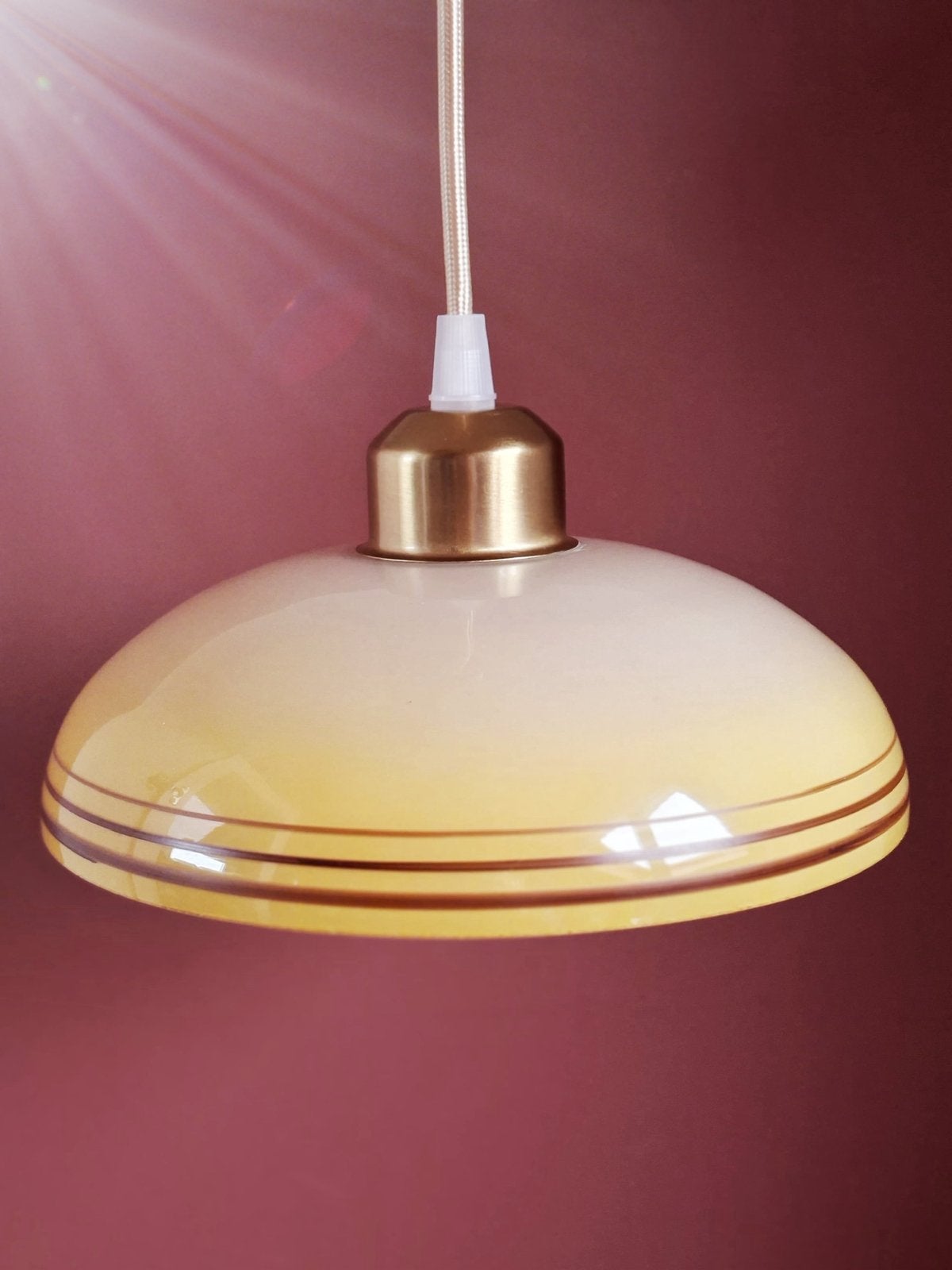 Vintage art deco lamp, Ophalen of Verzenden, Gebruikt