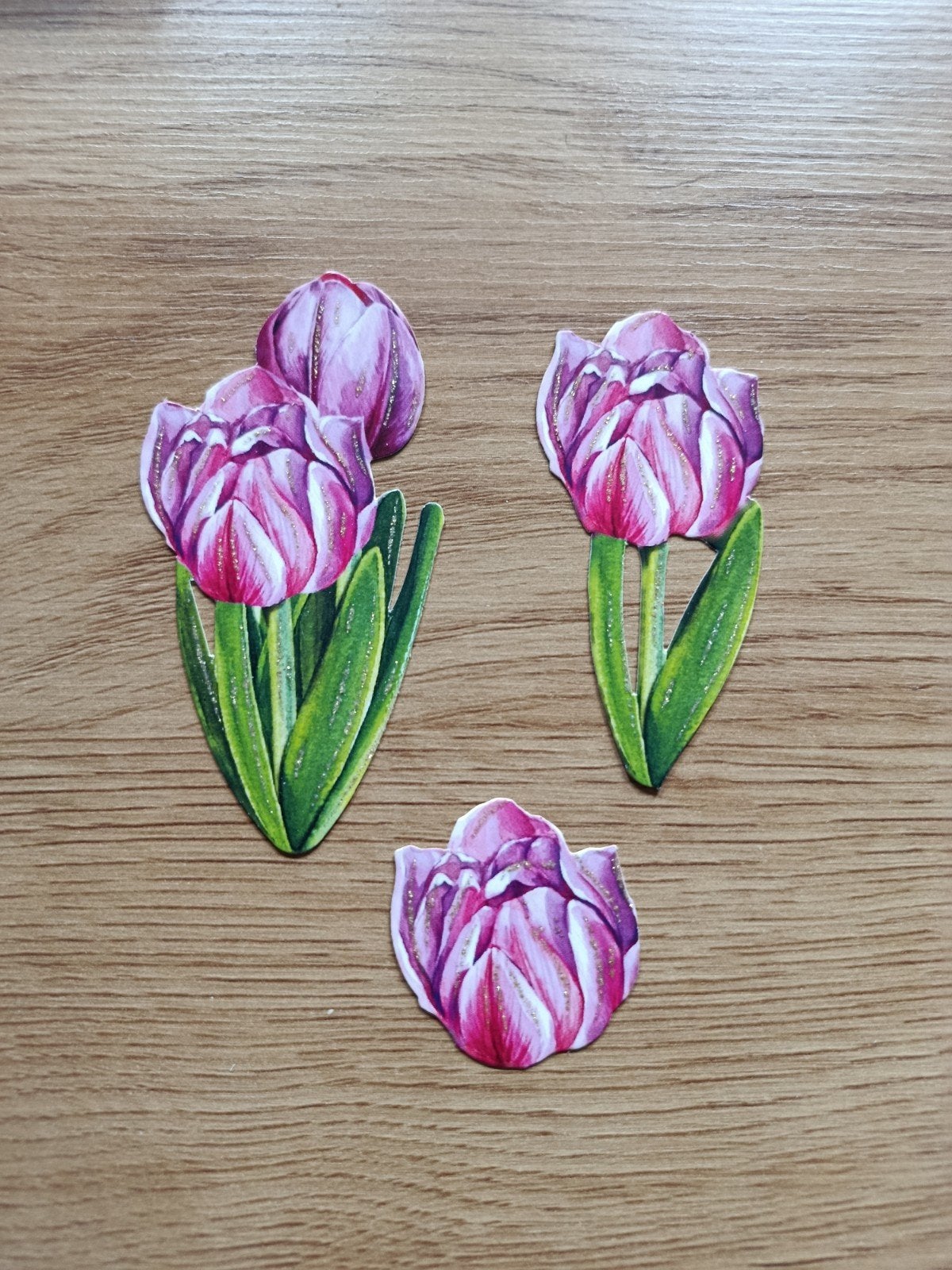 3D knipveltjes tulpen,, Ophalen of Verzenden, Nieuw, Overige thema's, Overige typen