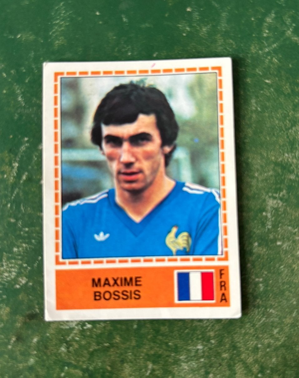 Panini plaatje Maxime Bossis Frankrijk Euro 80, Ophalen of Verzenden
