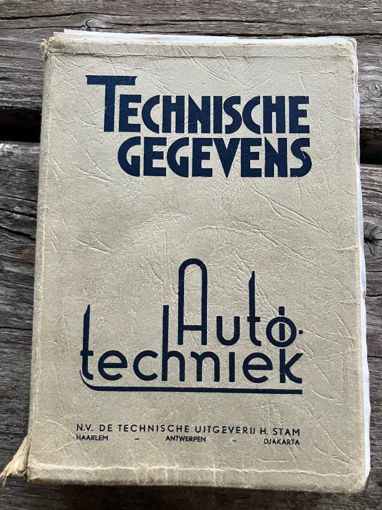 Technische gegevens autotechniek, Boeken, Ophalen of Verzenden, Gelezen, Algemeen, RC van Ree