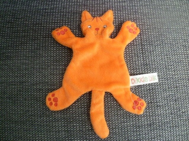 Dikkie Dik Happy Horse knuffeldoekje met knisperstaart, Oranje, Overige karakters, Met geluid, Happy Horse