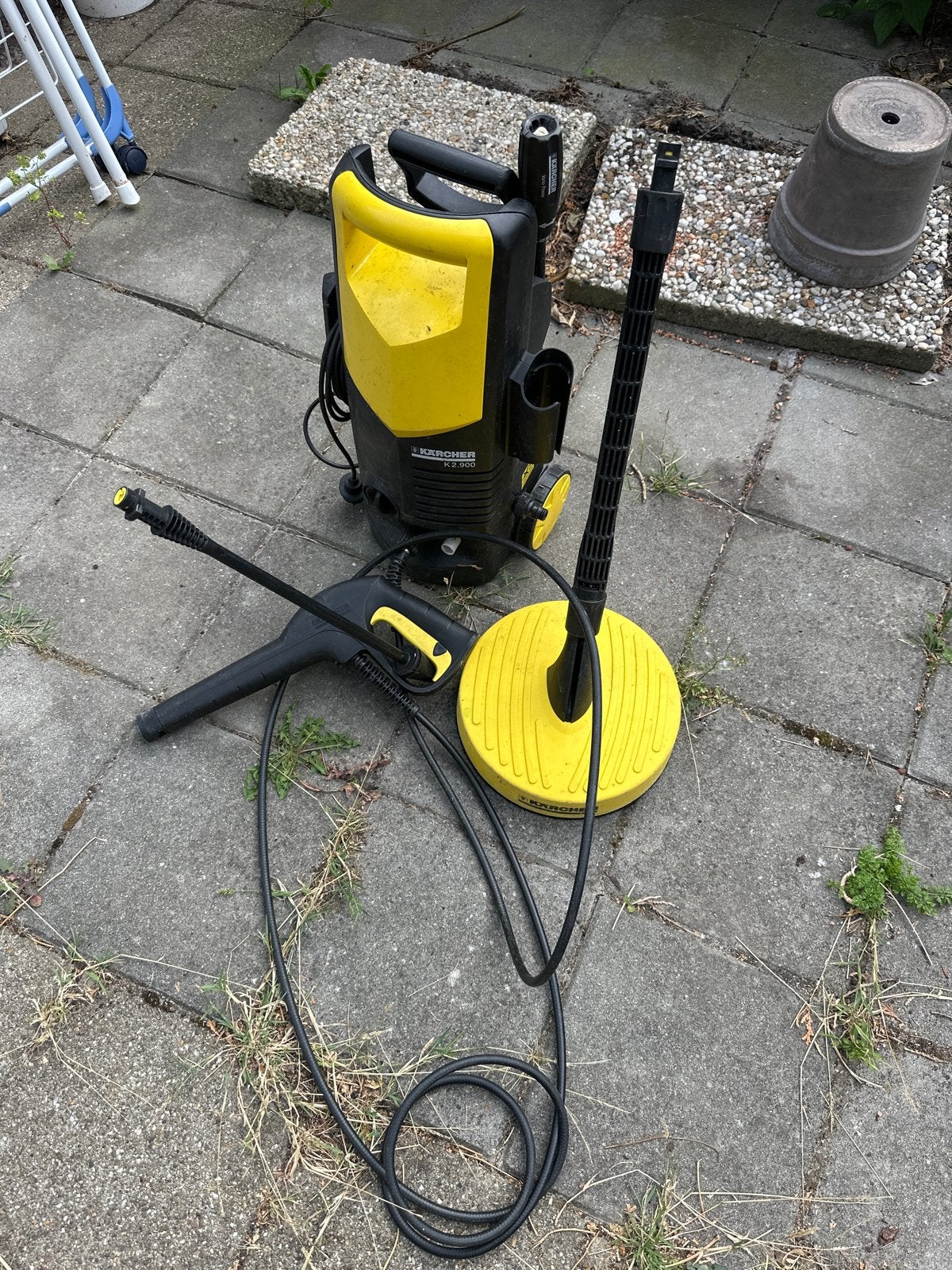 Kärcher K2.900 hogedrukreiniger met terrasreiniger, Ophalen, Gebruikt, Elektrisch
