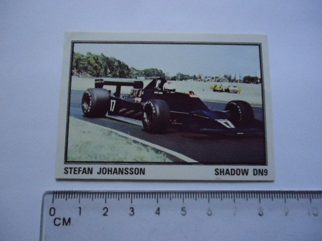 sticker oud F1 Formule 1 SHADOW DN9 Johansson f-1 formula, Verzenden, Zo goed als nieuw, Bedrijf of Vereniging