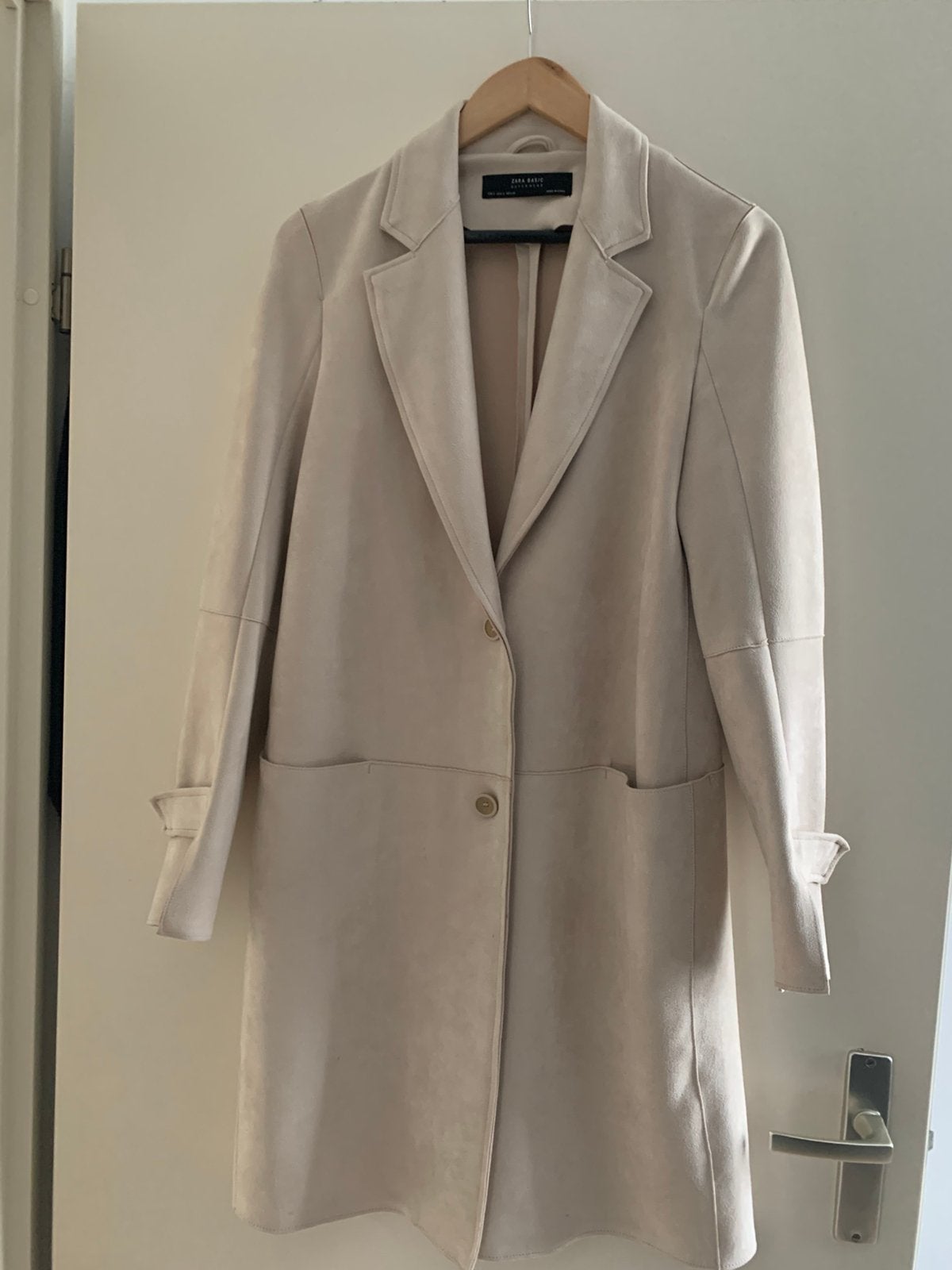 Lange blazer, Beige, Ophalen of Verzenden, Zo goed als nieuw, Jasje