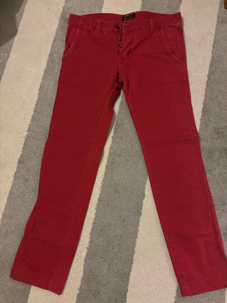 Roberto Cavalli Jeans - Rode Denim, Ophalen of Verzenden, Zo goed als nieuw, Overige kleuren, W32 (confectie 46) of kleiner