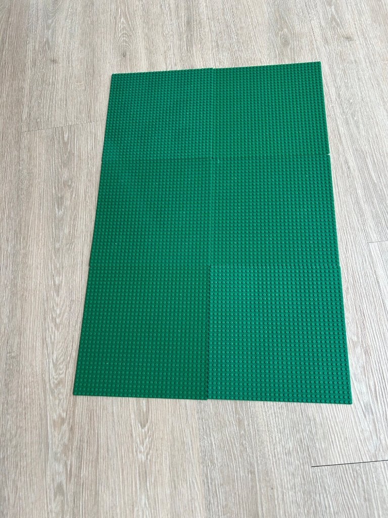 Zes Uniblocks classic grondplaten, Kinderen en Baby's, Speelgoed | Duplo en Lego, Overige thema's, Ophalen of Verzenden, Zo goed als nieuw