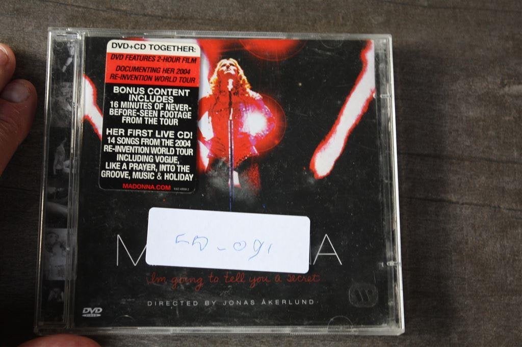 Madonna – I’m Going to Tell You a Secret - CD + DVD - 2006, Ophalen of Verzenden, Zo goed als nieuw