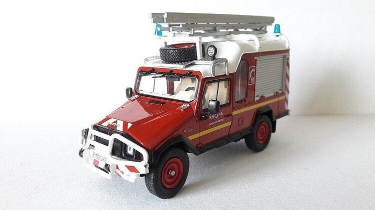UMM (ex Cournil) Jeep voor brandweer IXO/Altaya 1:43, Ophalen of Verzenden, Nieuw, Auto, Overige merken